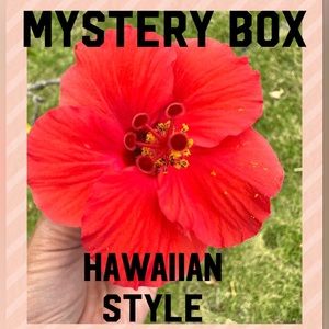 808. MYSTERY BOX HAWAIIAN STYLE Hawaii made Hawaii designed. From the islands